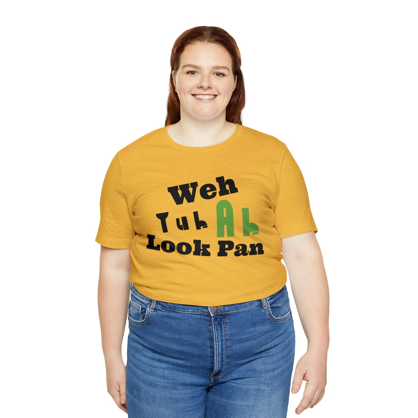 CARIB - Weh Yuh Ah Look Pan Short Sleeve Tee