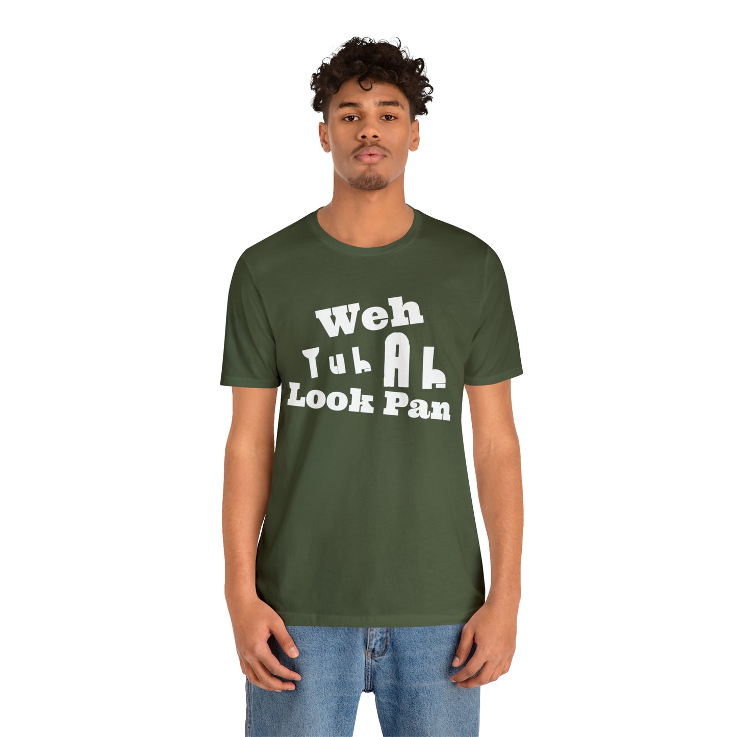 CARIB - Weh Yuh Ah Look Pan Short Sleeve Tee