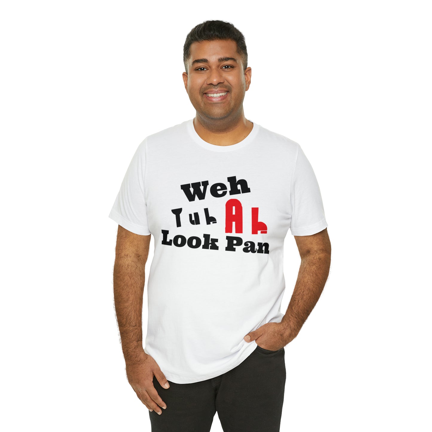 CARIB - Weh Yuh Ah Look Pan Short Sleeve Tee