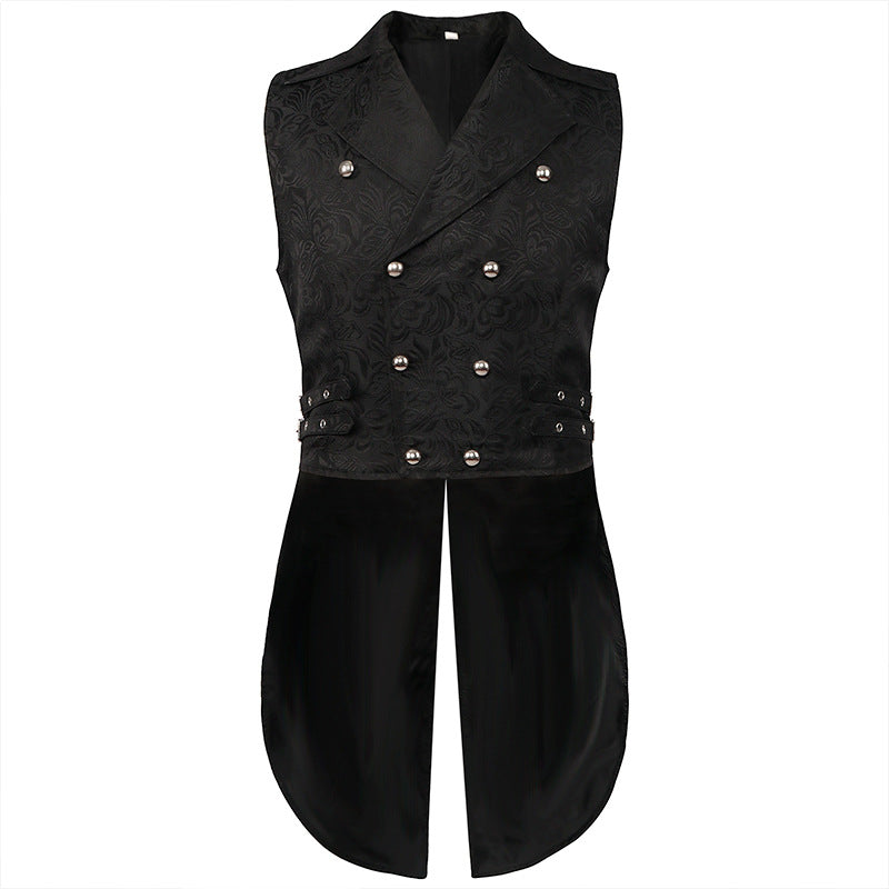 Men's Fashion Personality Pleated Vest