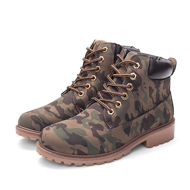 Single boots female PU boots female flat bottom large size pink Martin boots female short boots