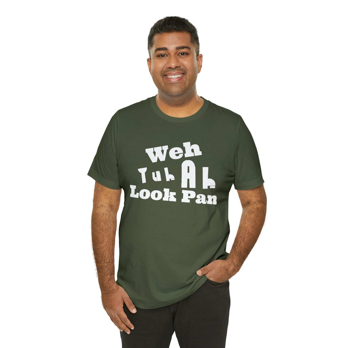 CARIB - Weh Yuh Ah Look Pan Short Sleeve Tee