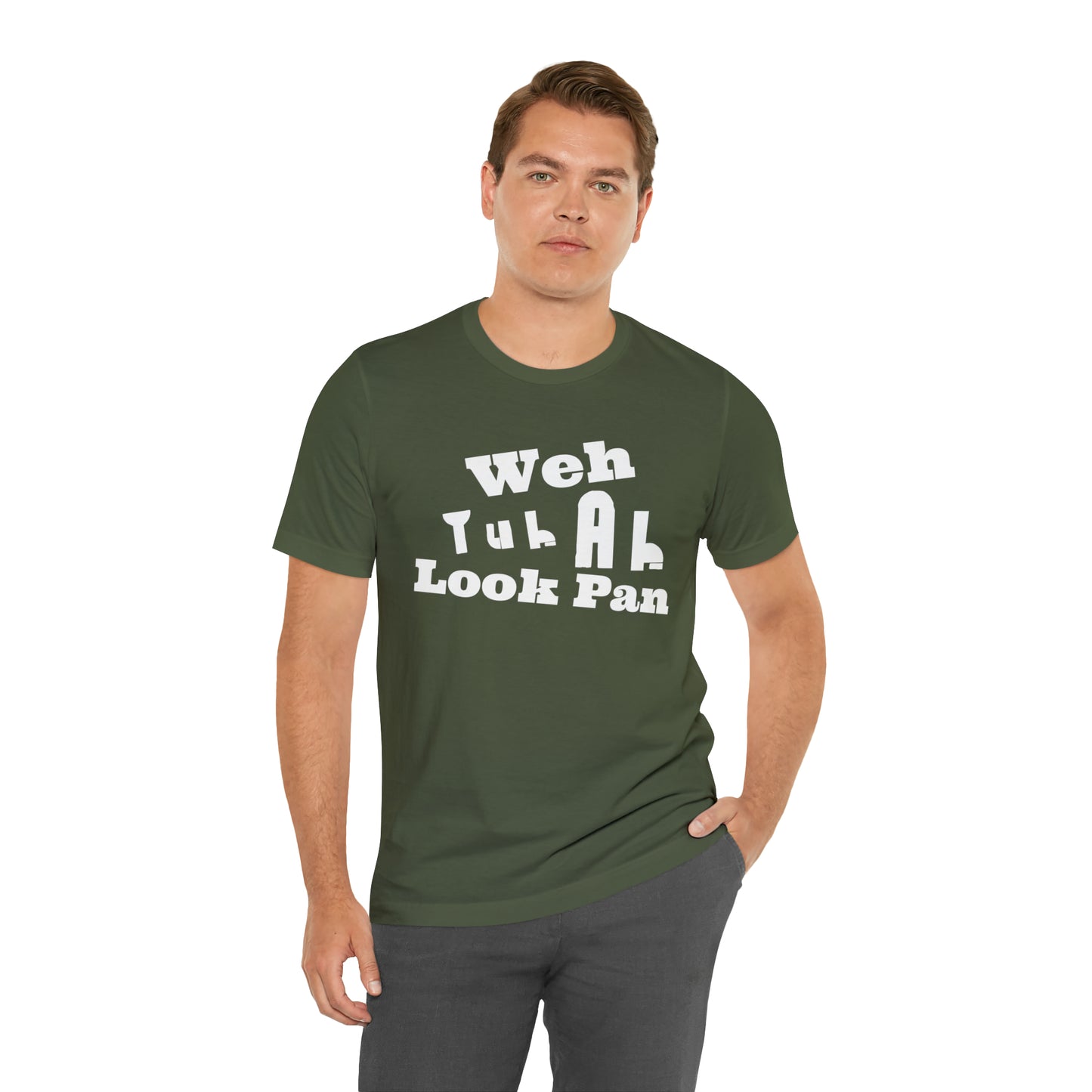 CARIB - Weh Yuh Ah Look Pan Short Sleeve Tee
