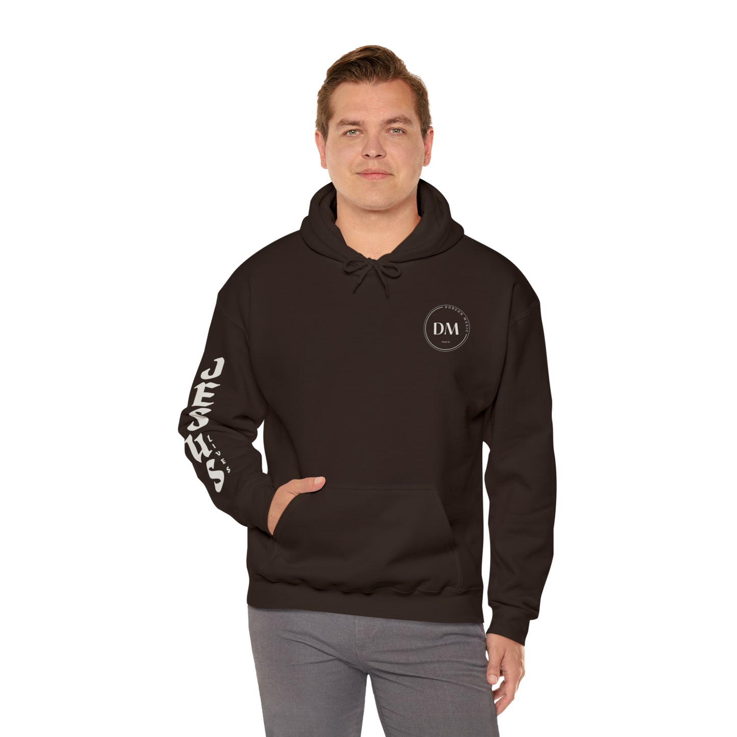 DM - Jesus Lives D2 Unisex Hooded Sweatshirt