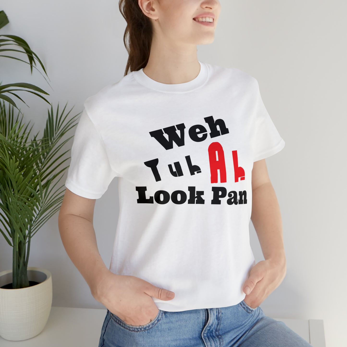 CARIB - Weh Yuh Ah Look Pan Short Sleeve Tee