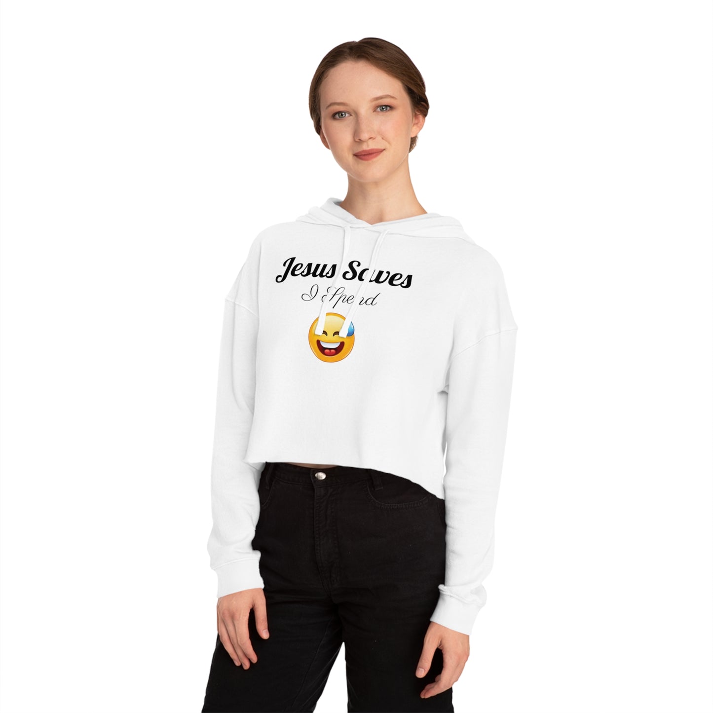 DM Women’s Graphic Cropped Hooded Sweatshirt