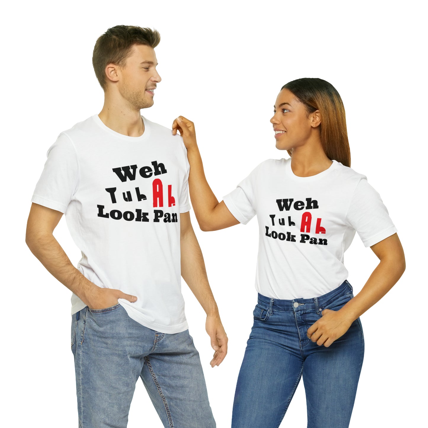 CARIB - Weh Yuh Ah Look Pan Short Sleeve Tee