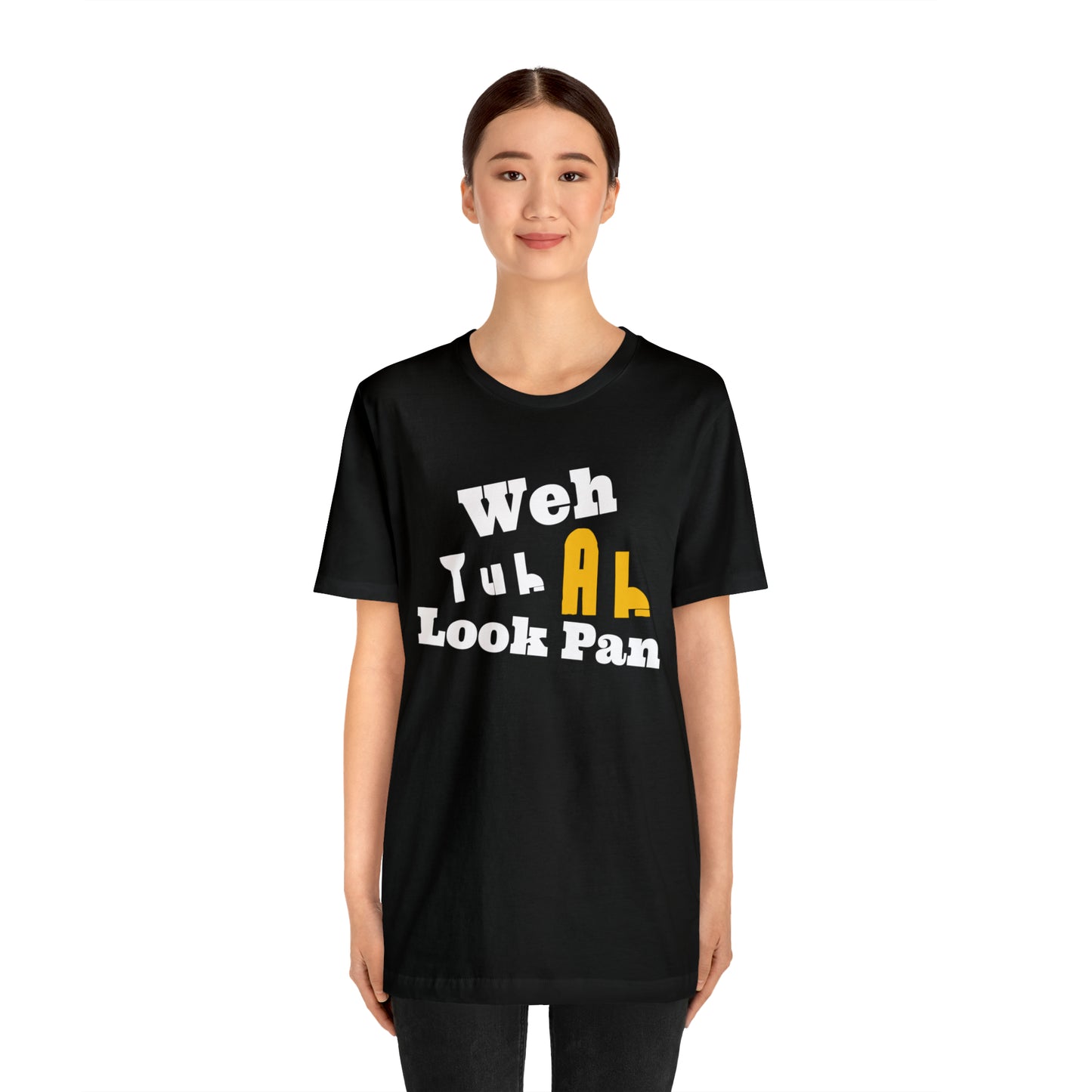 CARIB - Weh Yuh Ah Look Pan Short Sleeve Tee