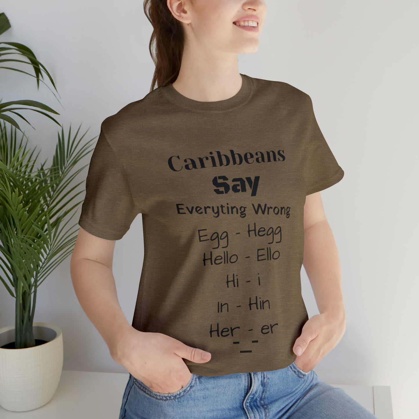 Carib Unisex Jersey Short Sleeve Tee
