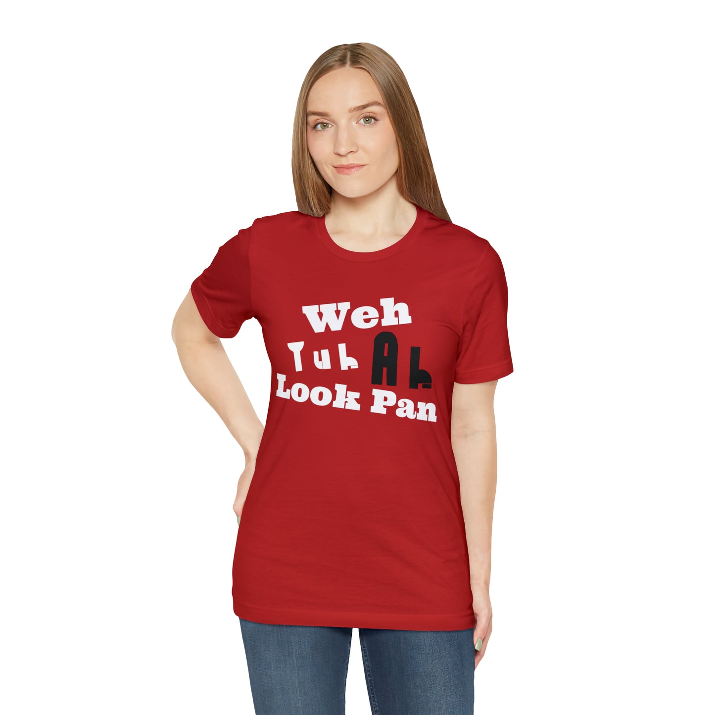 CARIB - Weh Yuh Ah Look Pan Short Sleeve Tee