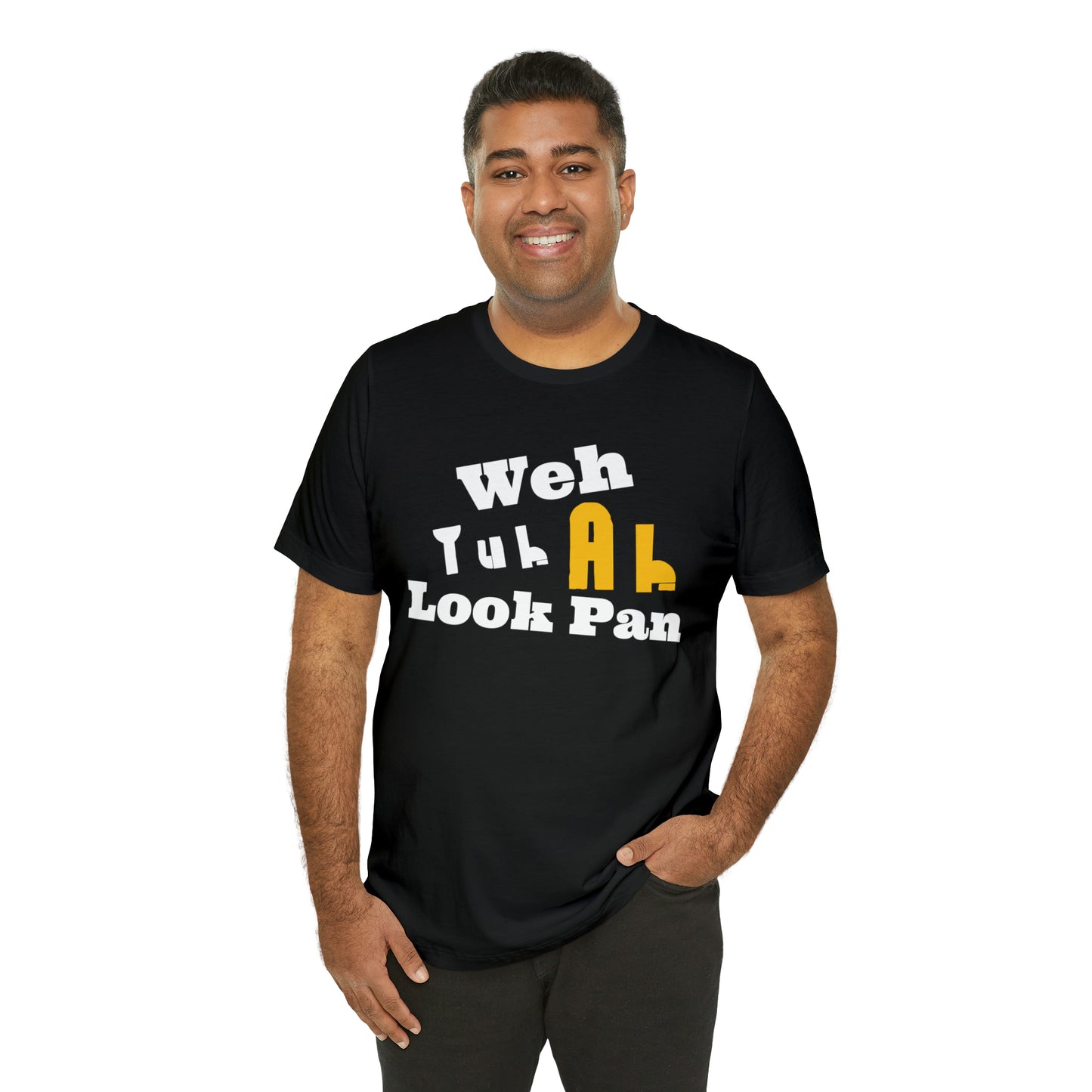 CARIB - Weh Yuh Ah Look Pan Short Sleeve Tee