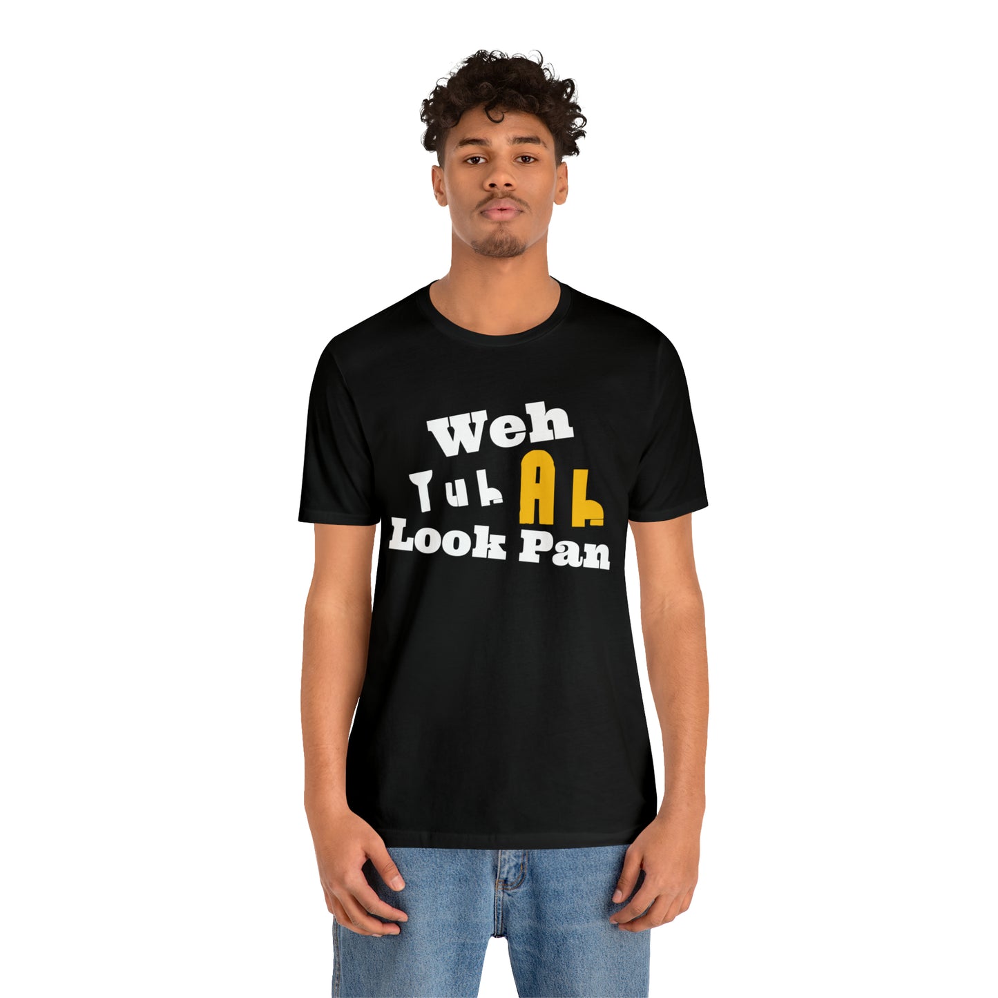 CARIB - Weh Yuh Ah Look Pan Short Sleeve Tee
