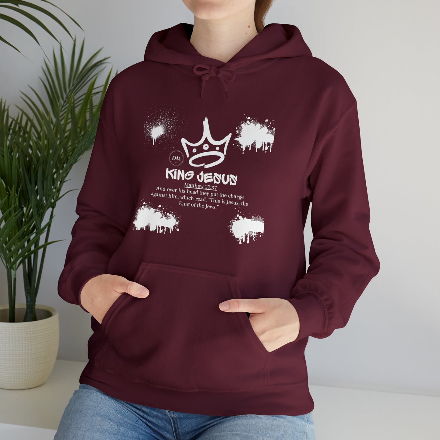 DM - King Jesus Hooded Sweatshirt