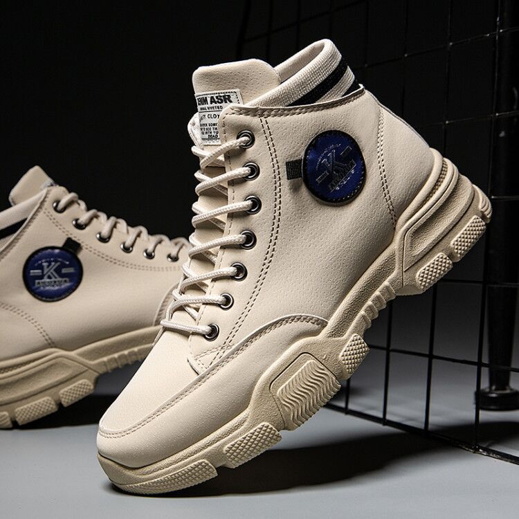 Men's high-top plus velvet padded Martin boots