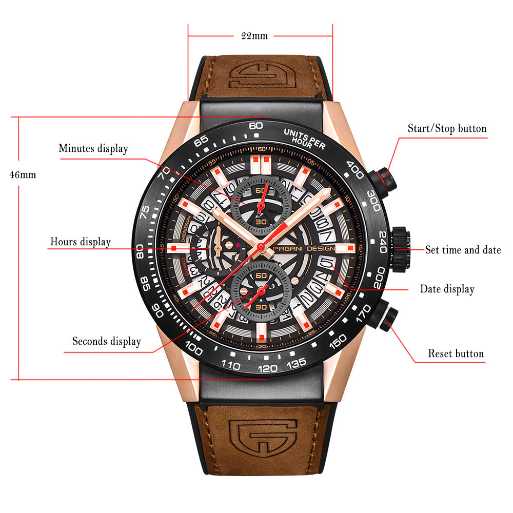 Sports and leisure business watches