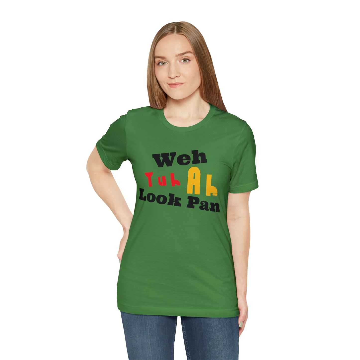 CARIB - Weh Yuh Ah Look Pan Short Sleeve Tee