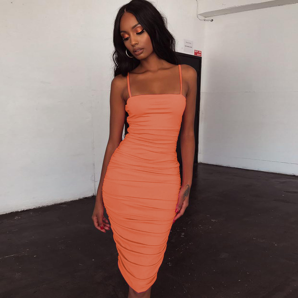 Summer sexy tight camisole dress