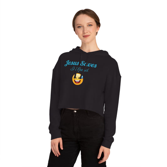 DM Women’s Graphic Cropped Hooded Sweatshirt