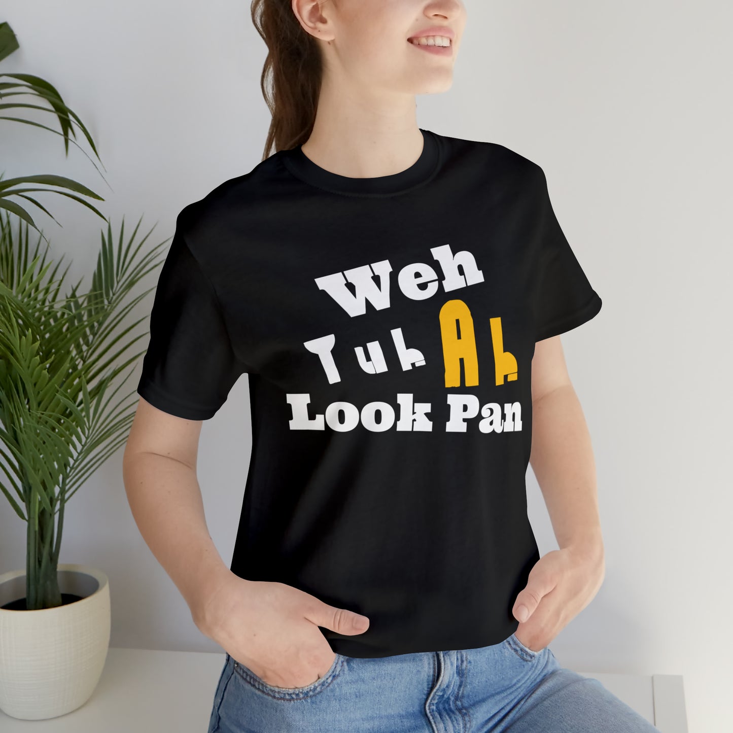 CARIB - Weh Yuh Ah Look Pan Short Sleeve Tee