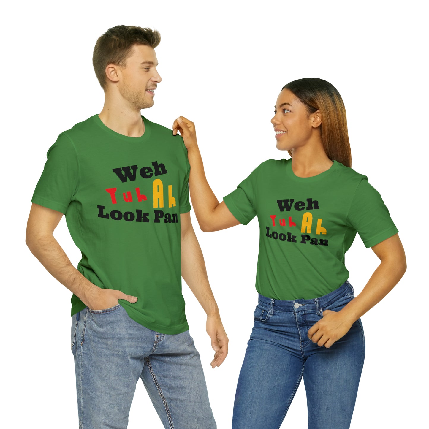 CARIB - Weh Yuh Ah Look Pan Short Sleeve Tee