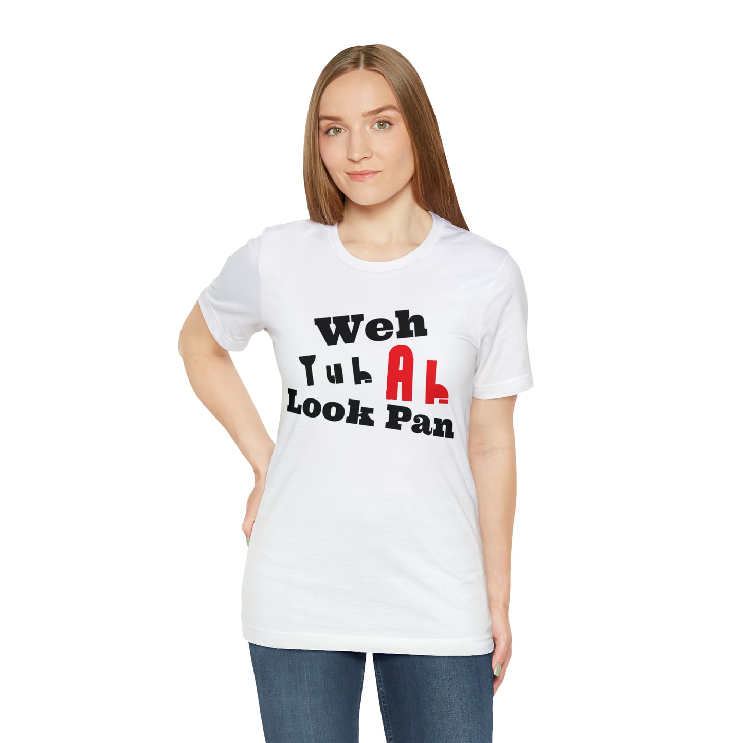CARIB - Weh Yuh Ah Look Pan Short Sleeve Tee