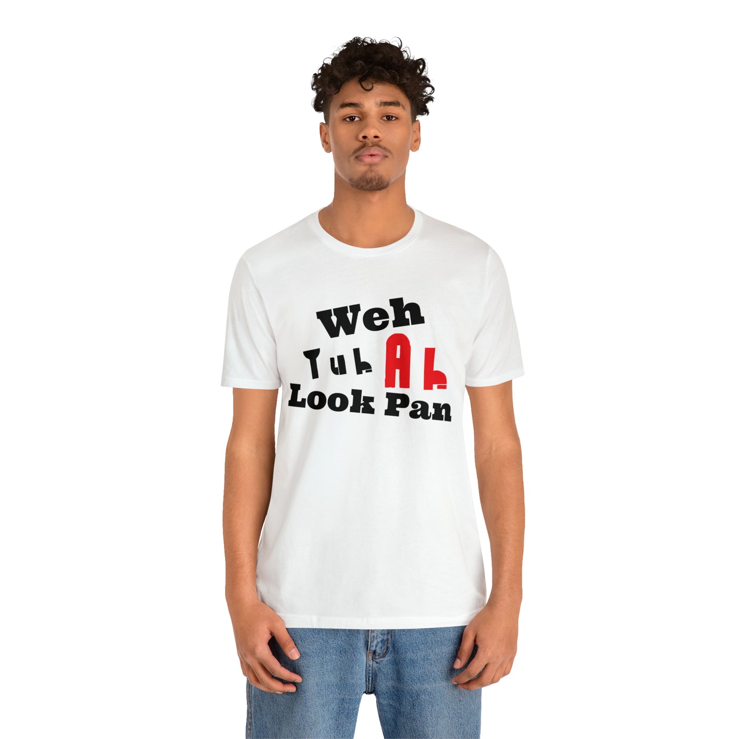 CARIB - Weh Yuh Ah Look Pan Short Sleeve Tee