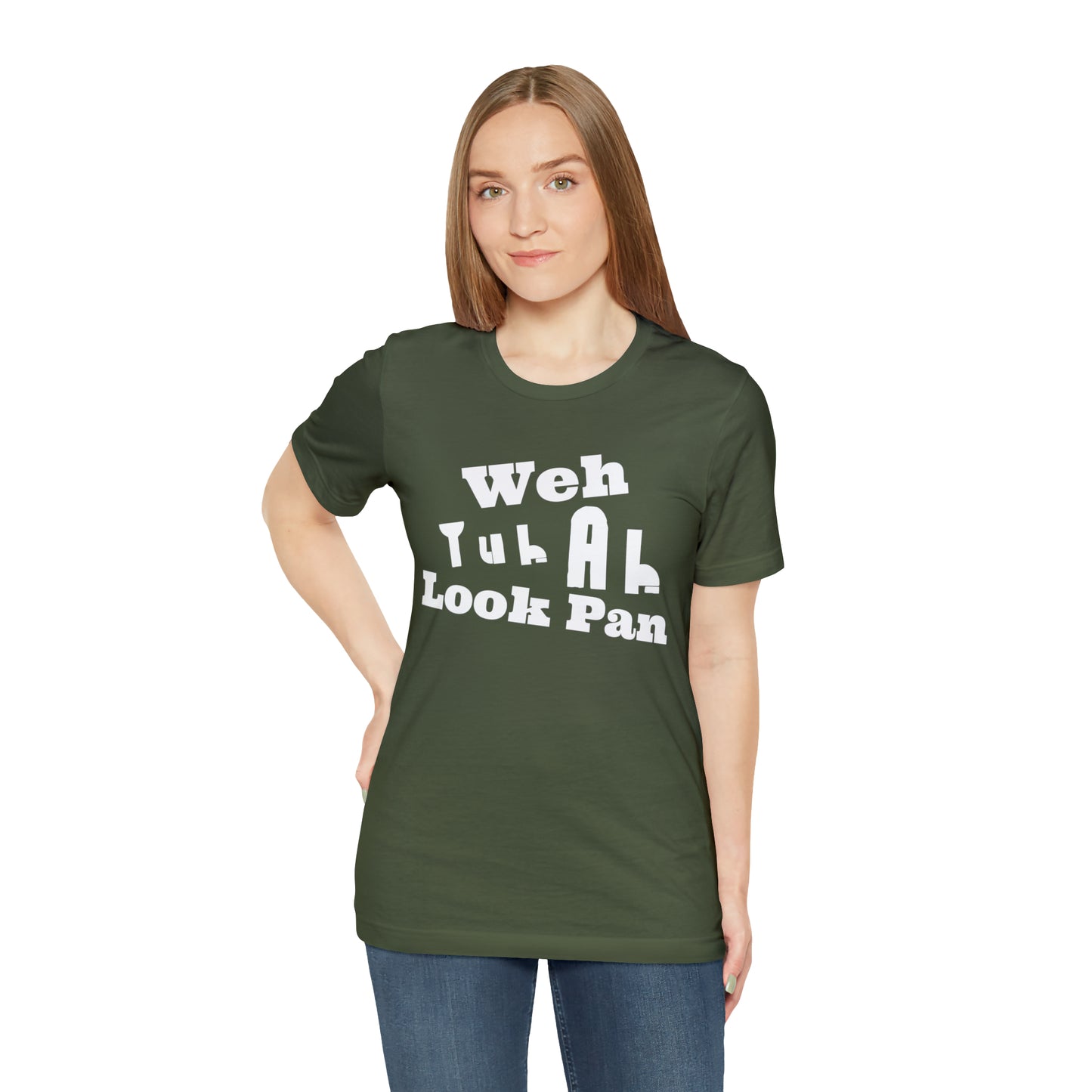 CARIB - Weh Yuh Ah Look Pan Short Sleeve Tee