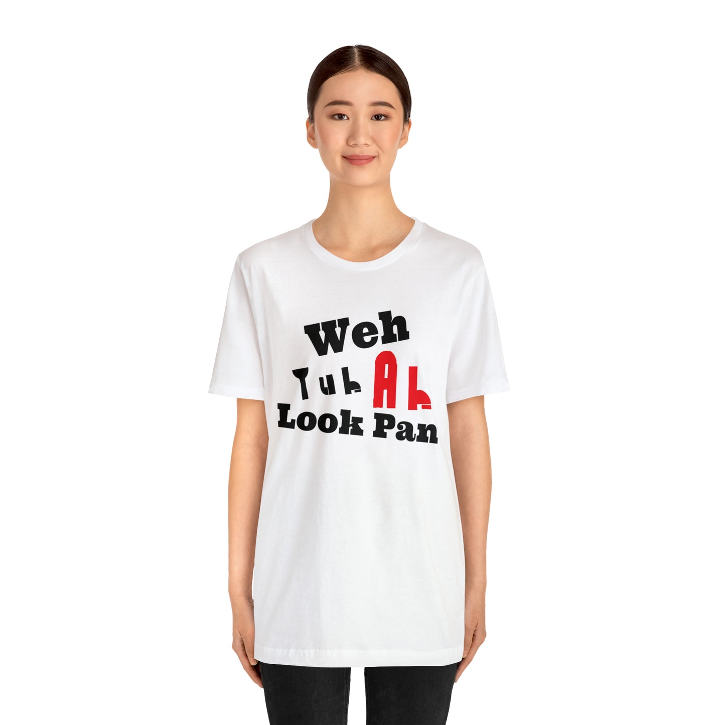 CARIB - Weh Yuh Ah Look Pan Short Sleeve Tee