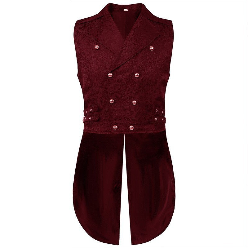 Men's Fashion Personality Pleated Vest