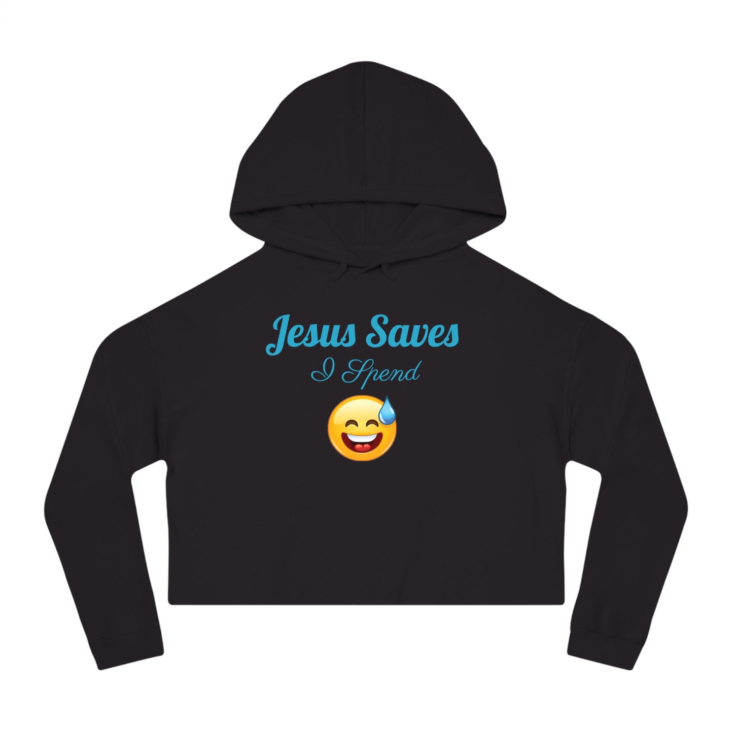 DM Women’s Graphic Cropped Hooded Sweatshirt