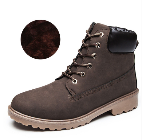 Single boots female PU boots female flat bottom large size pink Martin boots female short boots