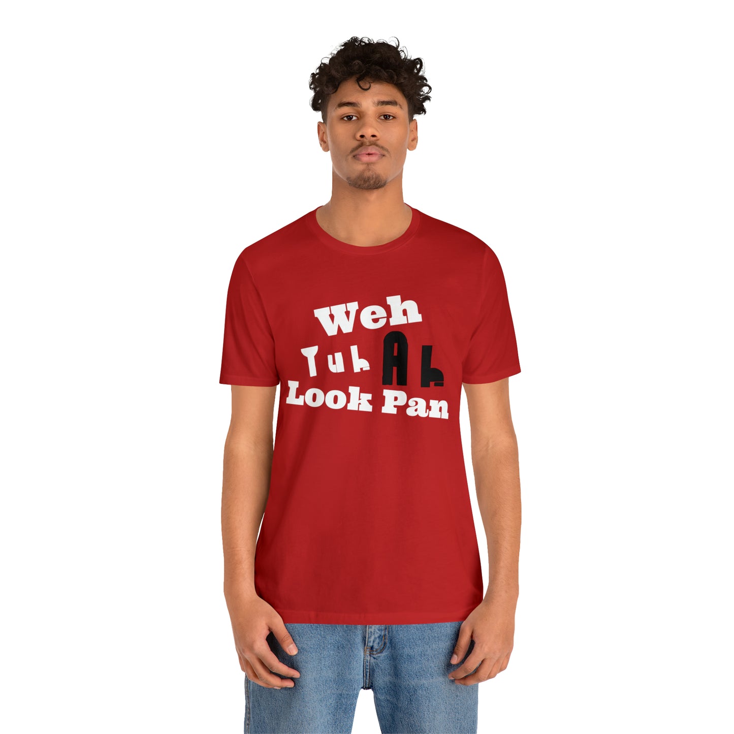 CARIB - Weh Yuh Ah Look Pan Short Sleeve Tee