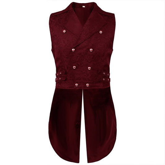 Men's Fashion Personality Pleated Vest