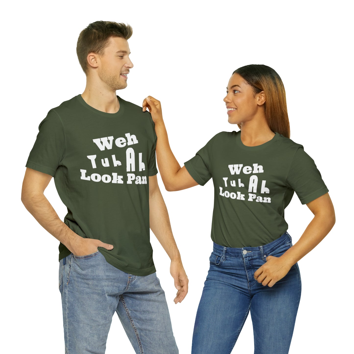 CARIB - Weh Yuh Ah Look Pan Short Sleeve Tee
