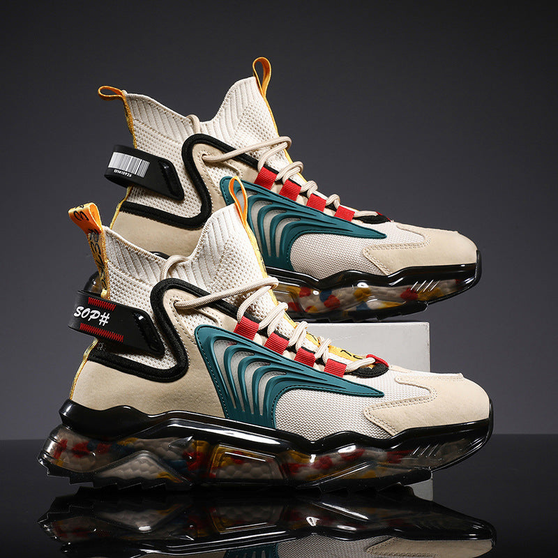 High-top platform old fashion shoes