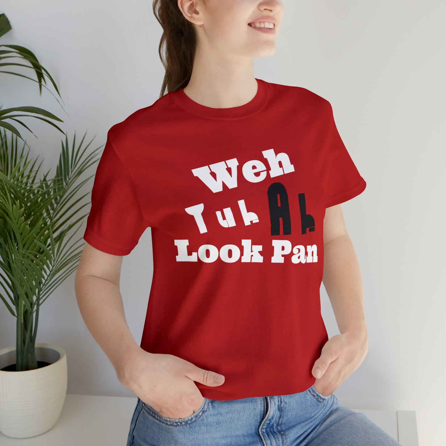CARIB - Weh Yuh Ah Look Pan Short Sleeve Tee