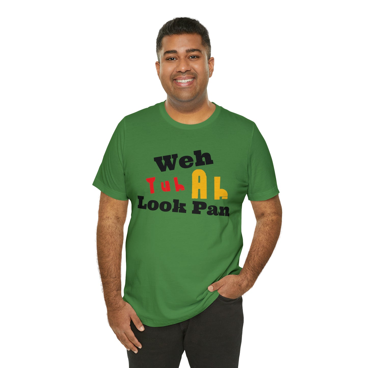 CARIB - Weh Yuh Ah Look Pan Short Sleeve Tee