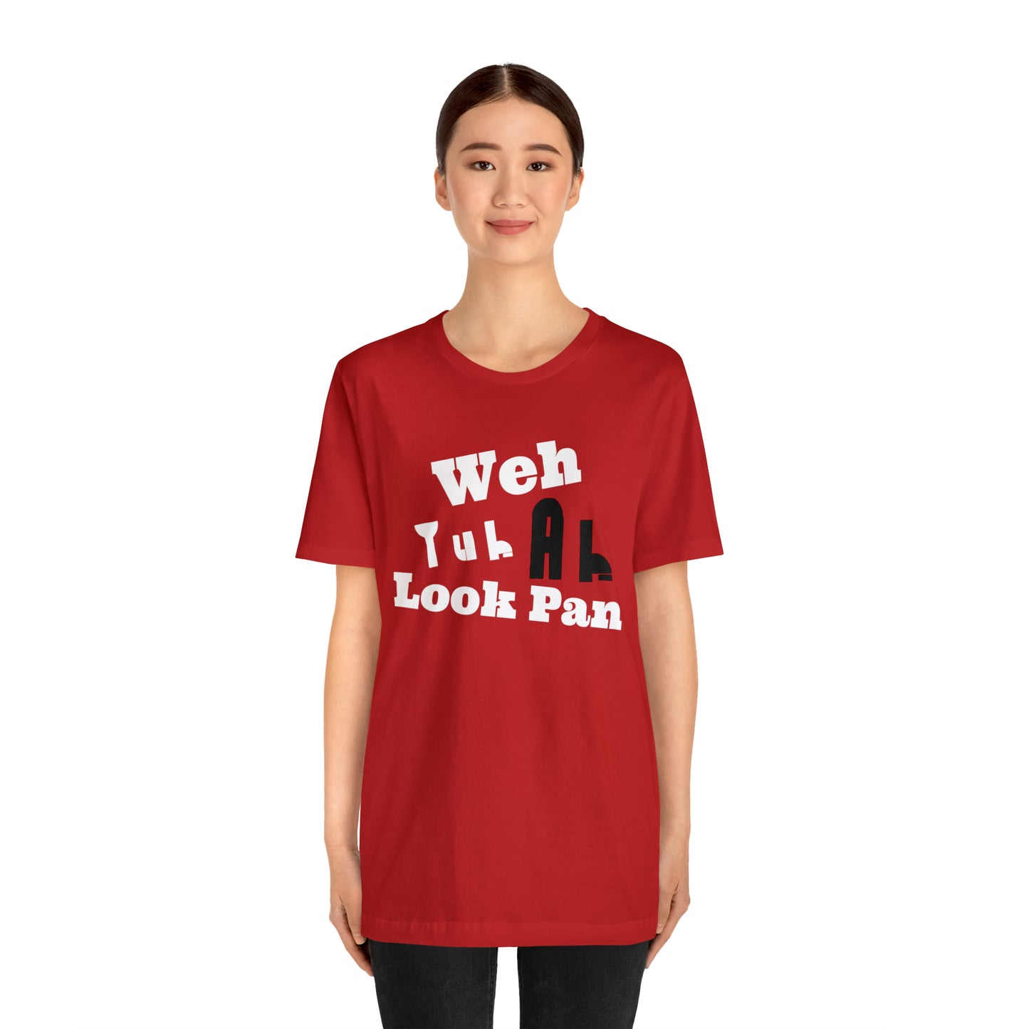 CARIB - Weh Yuh Ah Look Pan Short Sleeve Tee