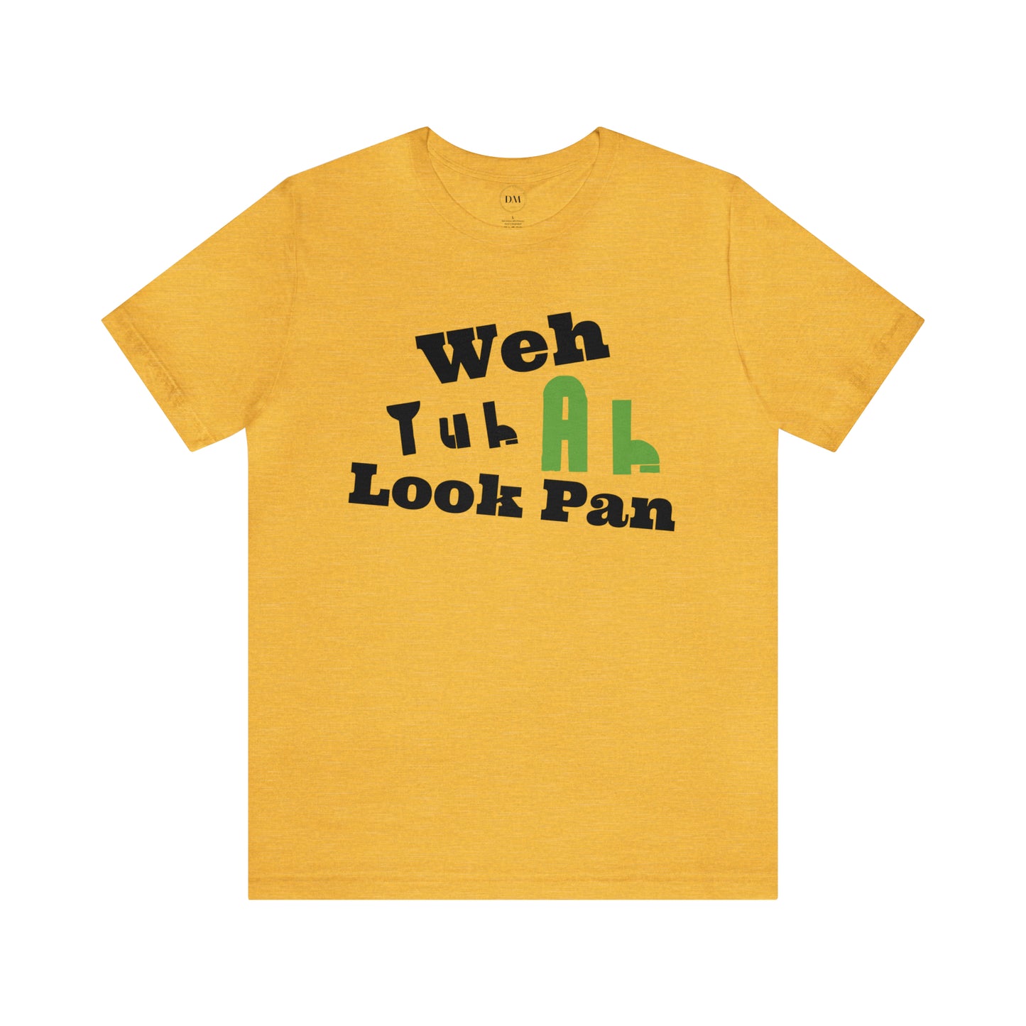 CARIB - Weh Yuh Ah Look Pan Short Sleeve Tee