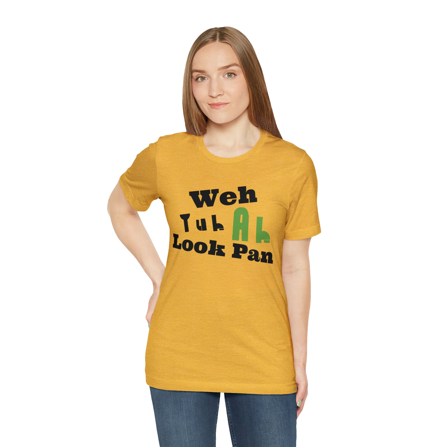 CARIB - Weh Yuh Ah Look Pan Short Sleeve Tee