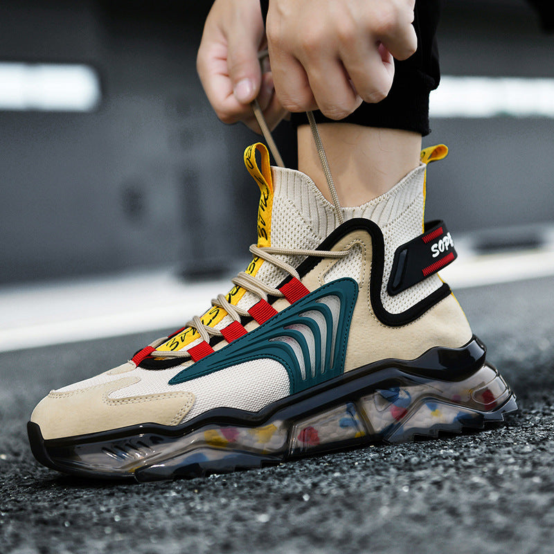 High-top platform old fashion shoes