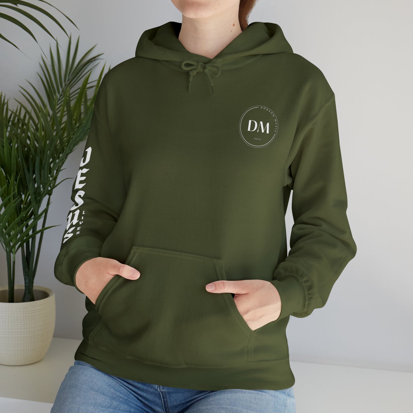 DM - Jesus Lives D2 Unisex Hooded Sweatshirt