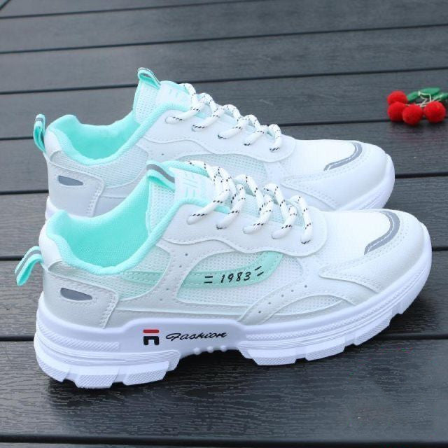 Dad Shoes Women's Summer Breathable Mesh Thin Student Board Shoes