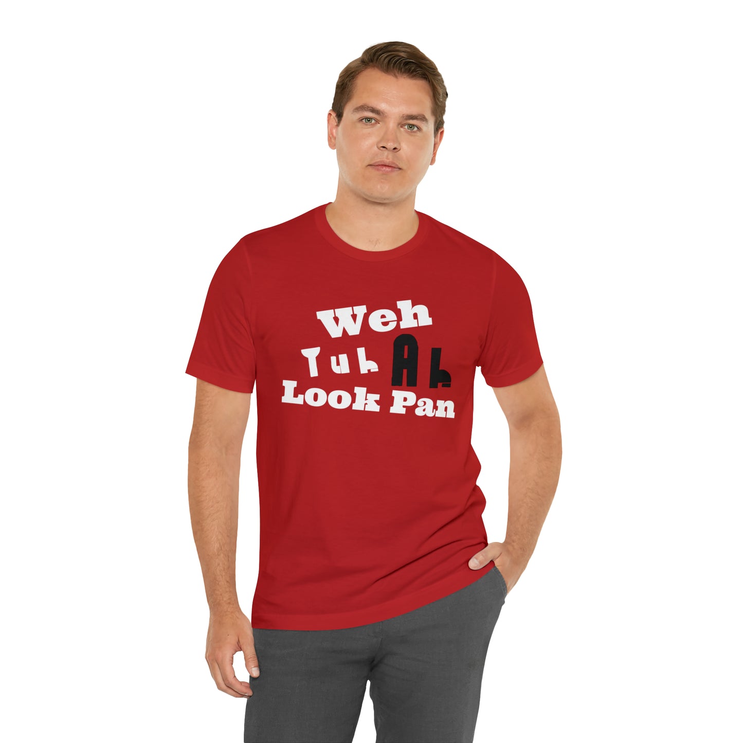 CARIB - Weh Yuh Ah Look Pan Short Sleeve Tee