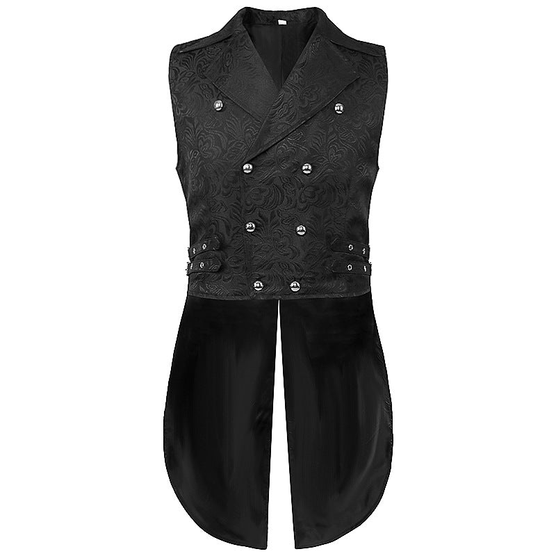 Men's Fashion Personality Pleated Vest