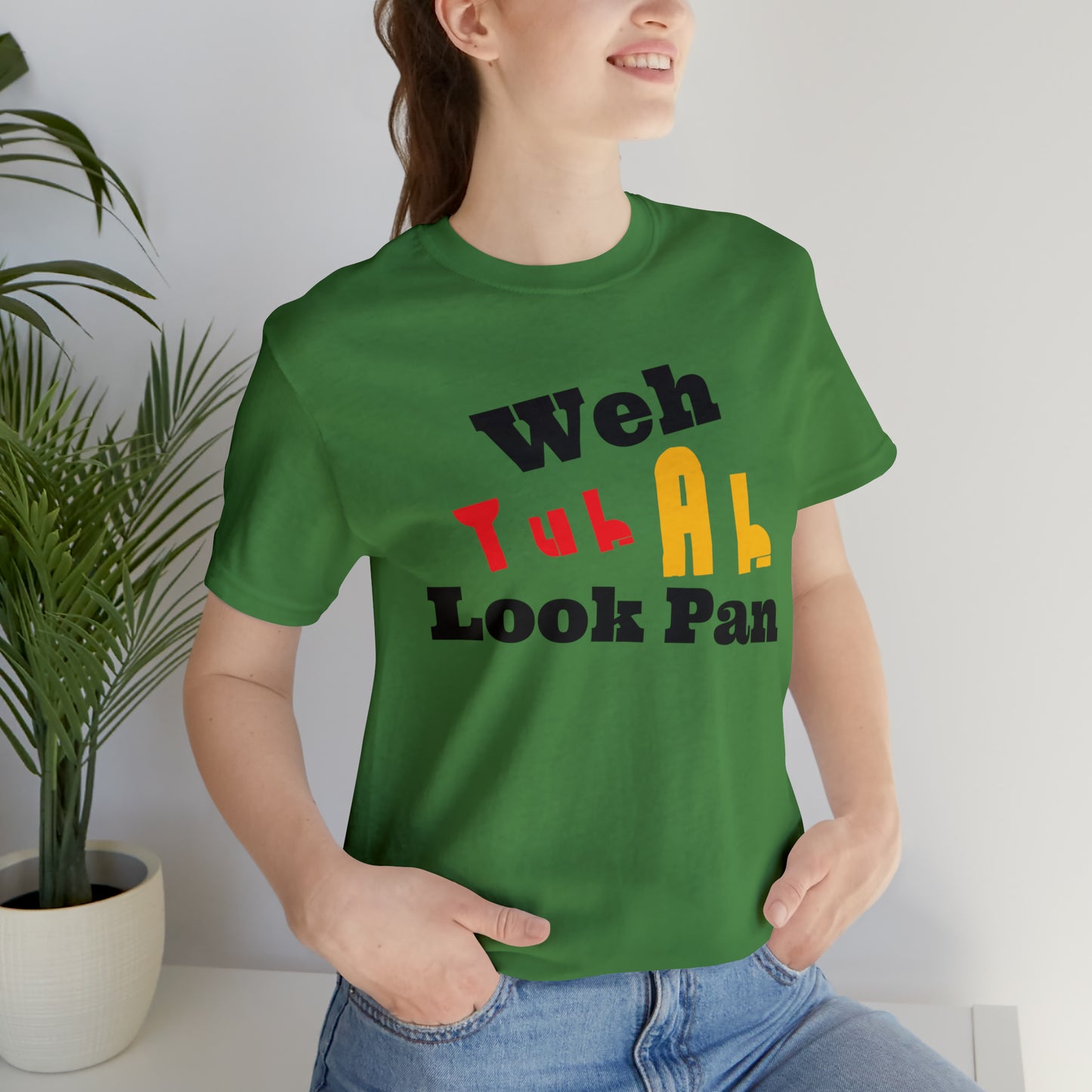 CARIB - Weh Yuh Ah Look Pan Short Sleeve Tee