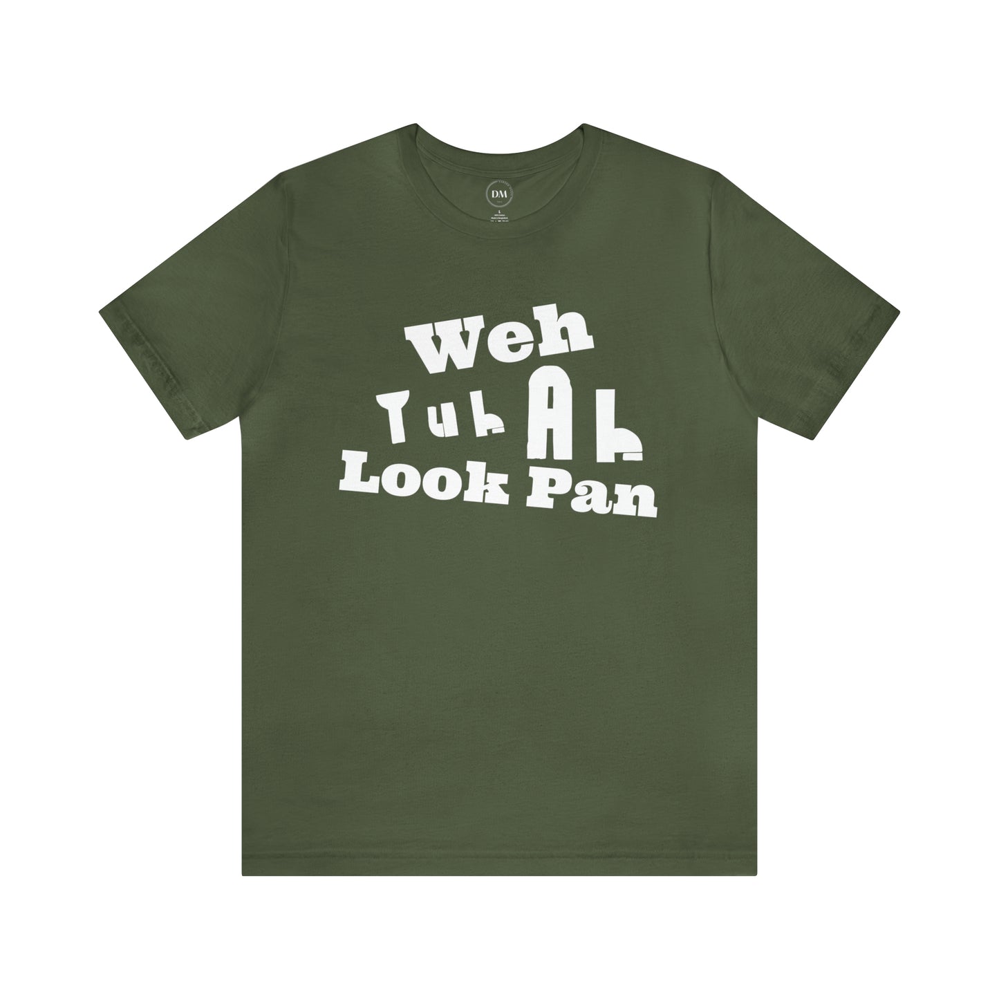 CARIB - Weh Yuh Ah Look Pan Short Sleeve Tee
