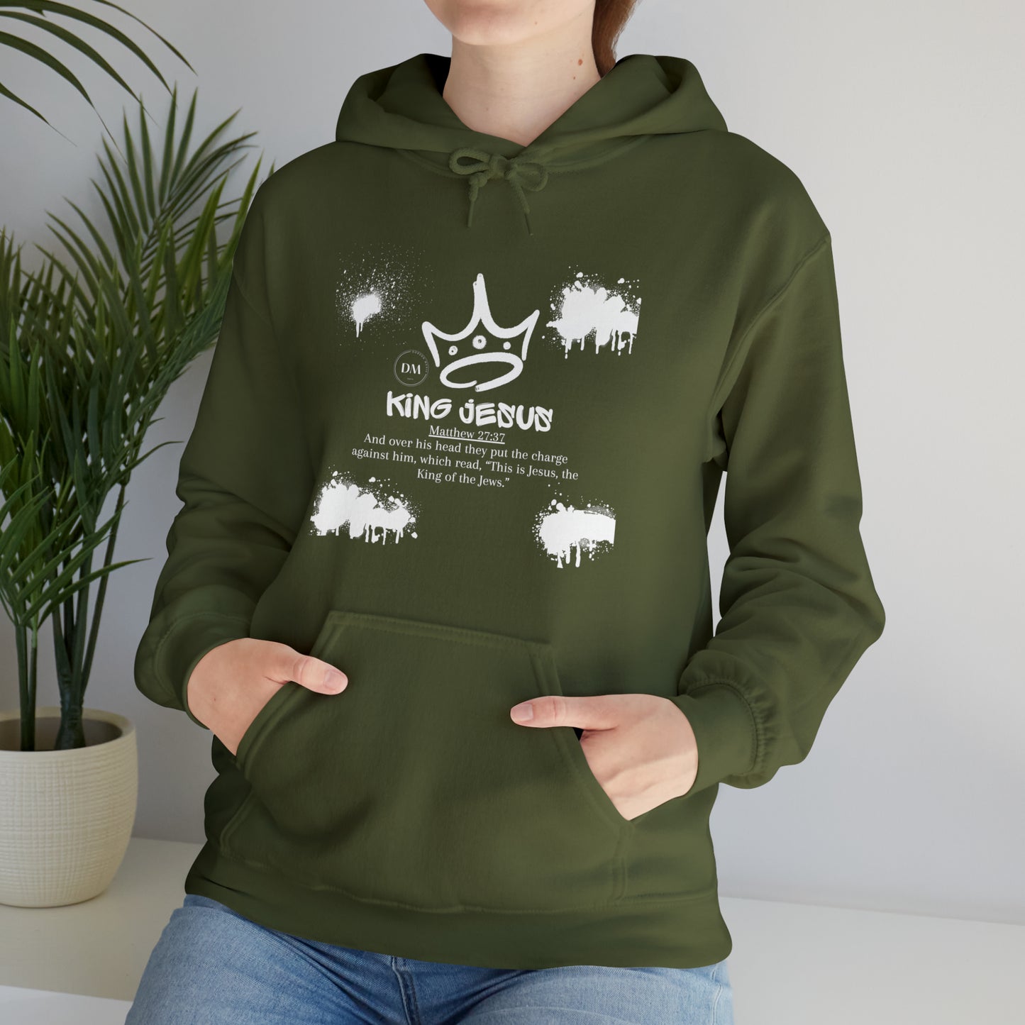 DM - King Jesus Hooded Sweatshirt