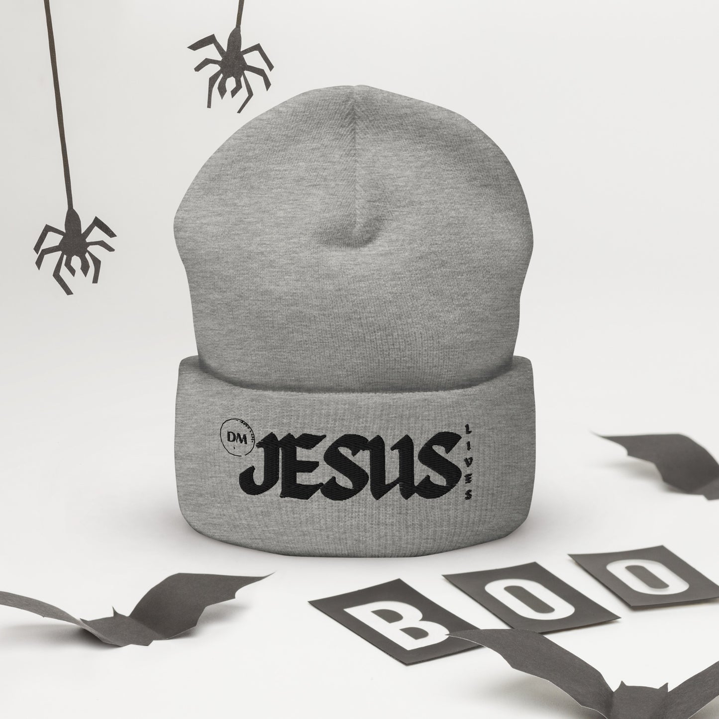 DM - Jesus Lives Cuffed Beanie