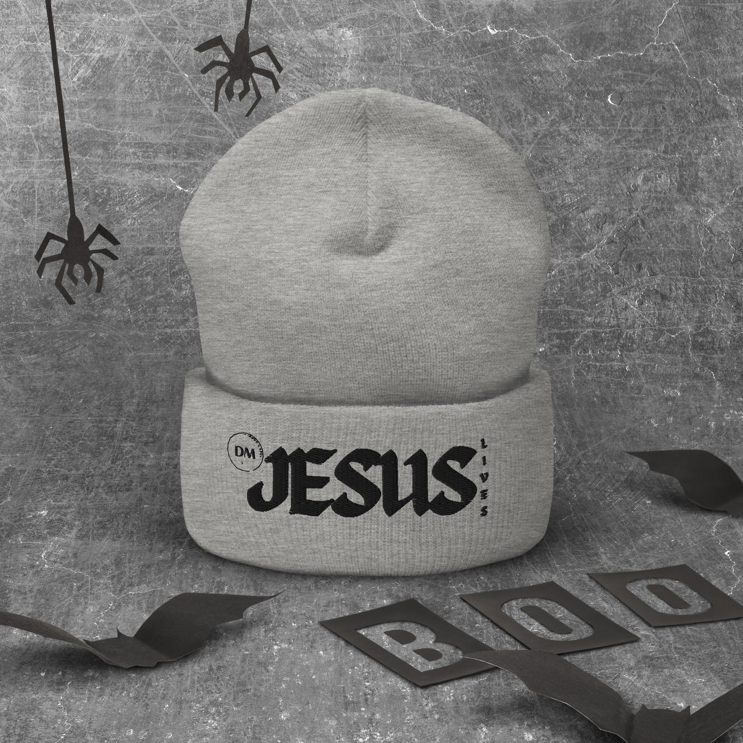 DM - Jesus Lives Cuffed Beanie